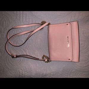 Michael Kors blush color crossbody bag